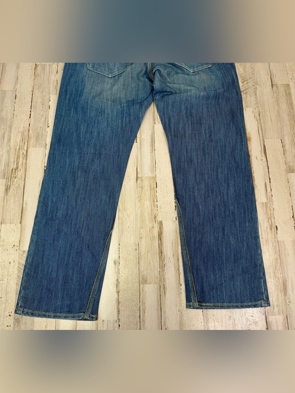 Levis 514 Jeans Womens 38x31 Blue Straight Wide Leg Casual Denim - Picture 13 of 13